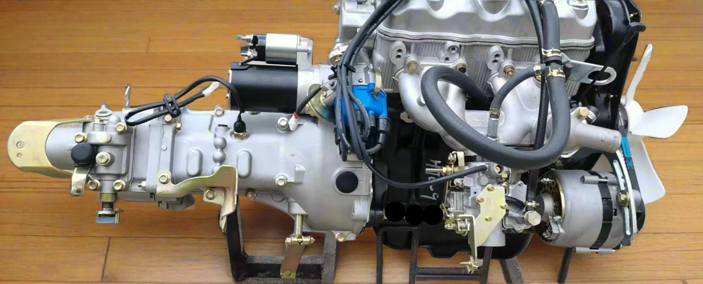 NEW Complete standard Engine & Gearbox - Rascal, Super Carry , F10A.