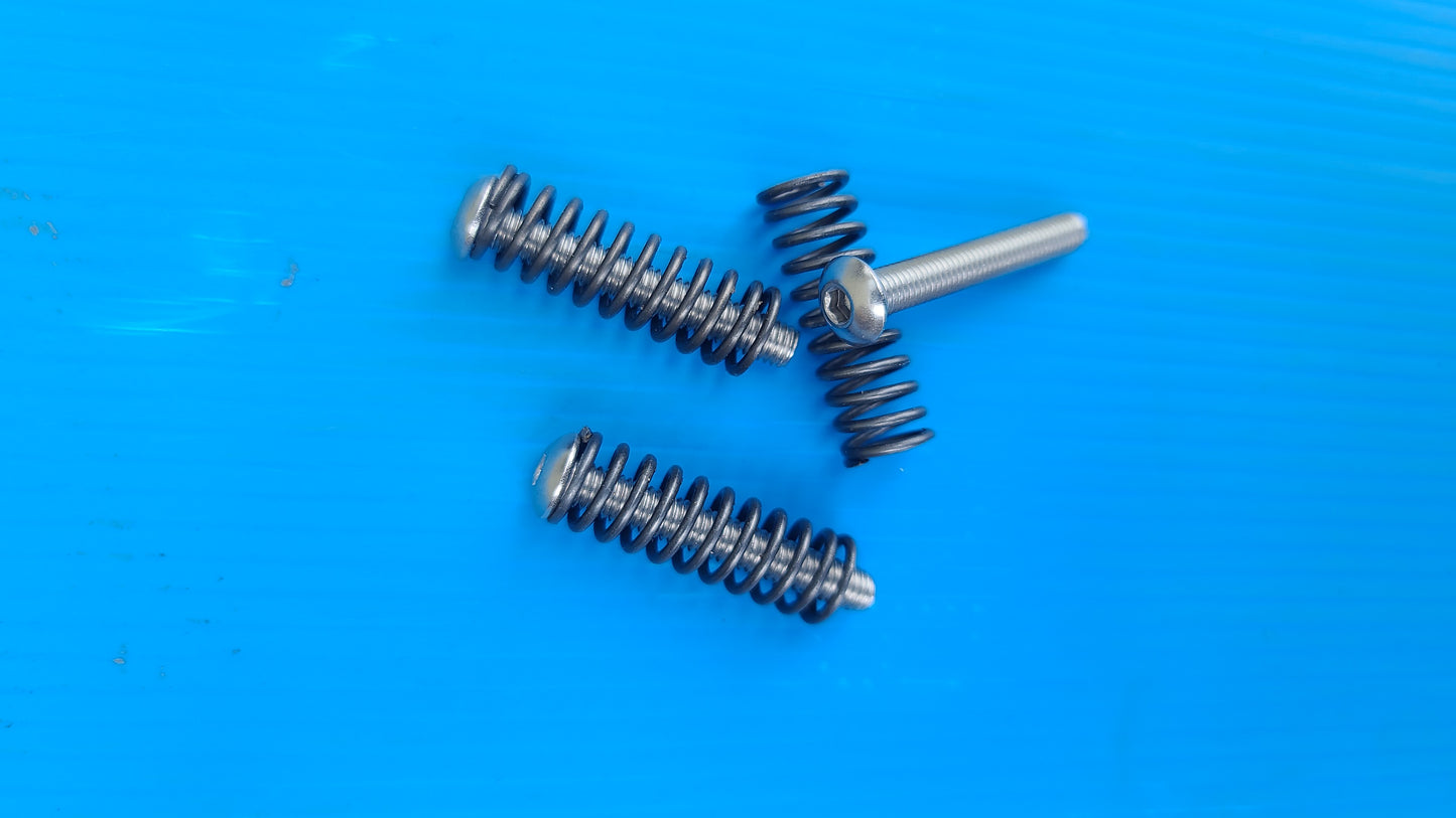 Rascal / super carry Headlight mount adjuster screws and spring